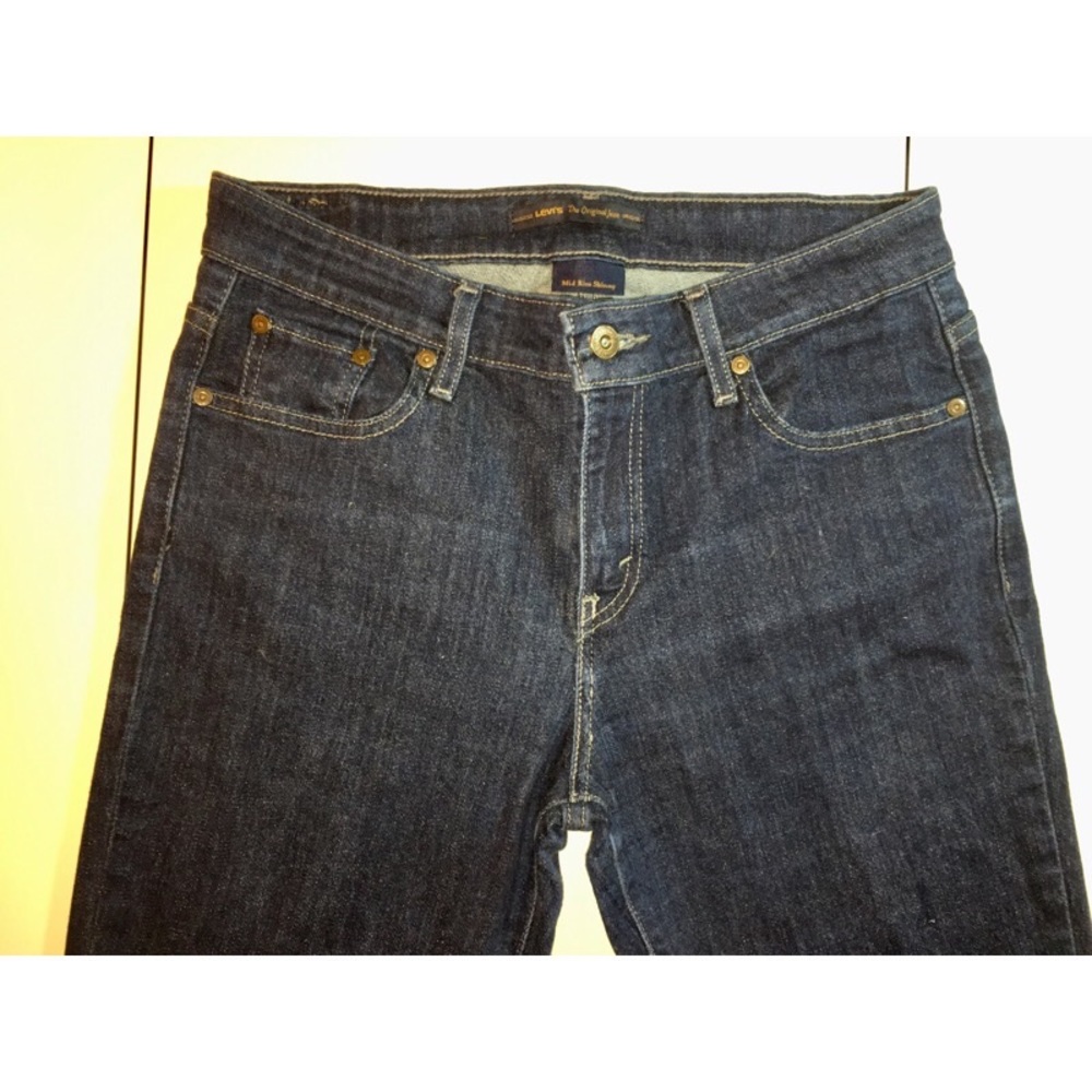 Levi’s Mid-Rise Skinny - Darkwash - Picture 2 of 7